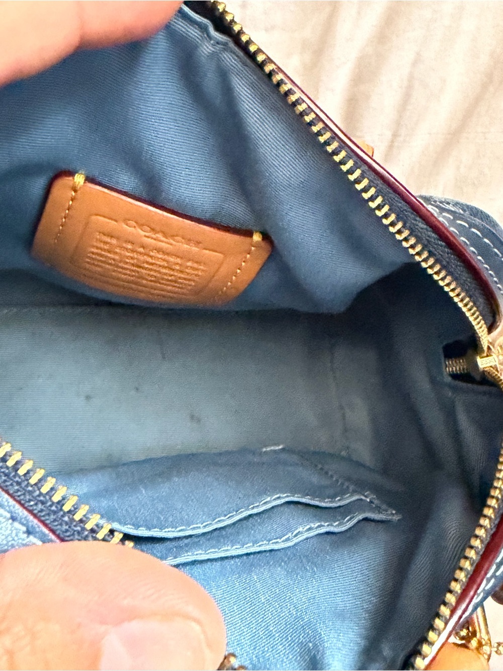 Mini coach Rowan dark denim - Picture 2 of 6